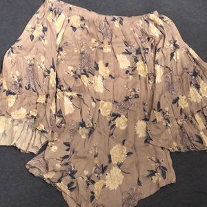 purple/floral romper from american eagle